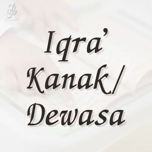 Iqra/Quran (Kanak-Dewasa)